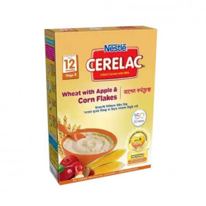 Nestle cerelac wheat,apple and corn flakes