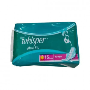 Extra care Whisper Maxi fit(XL wings) 15 pads