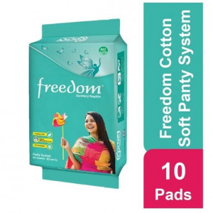 Freedom Panty System Sanitary Napkin 10 pads