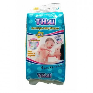 Thai  pants Style Baby Diaper  XL (13-18kg)  4 pcs