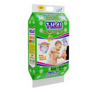 Thai Pants Style Baby Diaper XXL (15-25kg) 4 pcs