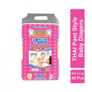 Thai Baby pants Diaper M (5-12kg) 40 pcs